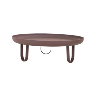Storied Home Footed Pedestal In Brown