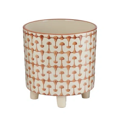 Storied Home Footed Planter In Neutral
