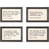 Storied Home Framed Wall Decor With Quotes In Multi
