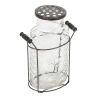 Storied Home Glass Vase In Transparent