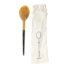 Storied Home Horn Serving Spoon In Brown