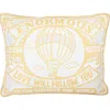 Storied Home Lumbar Multi Color "sweet Child Enormous Love Will Follow You" © Cotton Pillow In Yellow