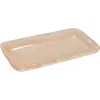 Storied Home Matte Marbled Resin Tray In Pink