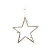 Storied Home Metal Twig Star Ornament, Antique Gold Finish In Metallic