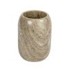 Storied Home Modern Marble Bottle Holder, Beige In Gray