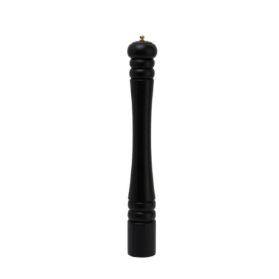 Storied Home Modern Wood Salt And Pepper Mill In Black