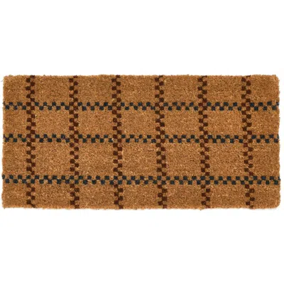 Storied Home Natural Coir Doormat In Brown