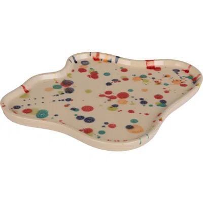 Storied Home Organic Shaped Plate In Multi