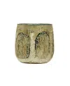 Storied Home Organically Shaped Stoneware Planter In Multicolored