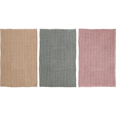 Storied Home Oversized Waffle Weave Tea Towels In Multi