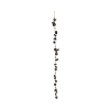 Storied Home Pinecone Garland With Seed Pods And Glitter, Natural And Gold Color In Brown