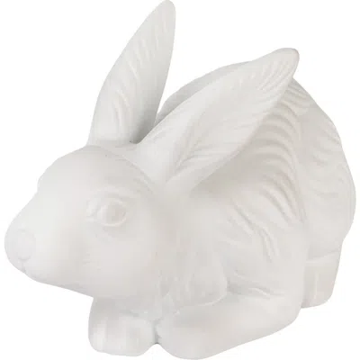 Storied Home Rabbit Shaped Lamp In White