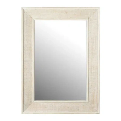 Storied Home Rectangle Framed Wall Mirror In Neutral