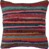 Storied Home Recycled Cotton Chindi Throw Pillow Cover In Multi