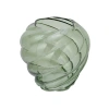 Storied Home Round Twisted Glass Vase, Green In Green