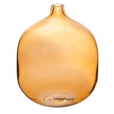 Storied Home Round Vase In Brown