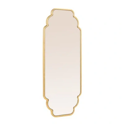 Storied Home Scalloped Wall Mirror In Multi