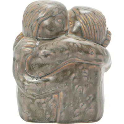 Storied Home Stoneware Hugging Figures In Multi