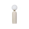 Storied Home Table Lamp With Globe And Inline Switch In Neutral