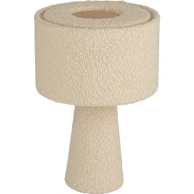 Storied Home Table Lamp With Inline Switch In White