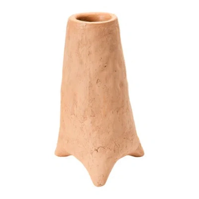 Storied Home Terra Cotta Vase In Brown