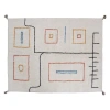 Storied Home Tufted Rug In White