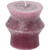 Storied Home Unscented Pillar Candle In Purple