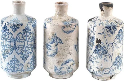 Storied Home Various Decorative Vases In Blue
