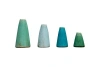 Storied Home Various Vases With Reactive Glaze In Multi