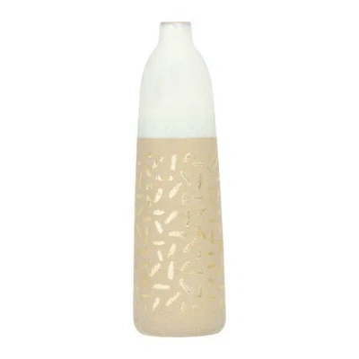 Storied Home Vase With Pattern In Multi