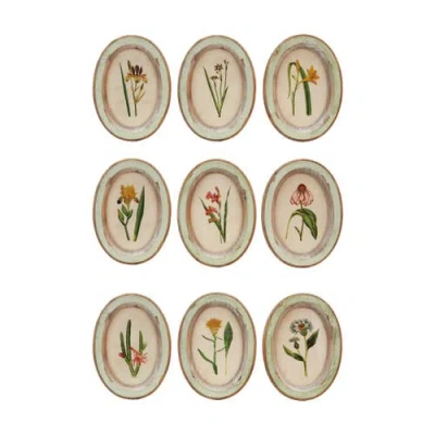 Storied Home Wall Décor With Flowers In White