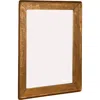 Storied Home Wall Mirror With Raised Edge Frame In Gold