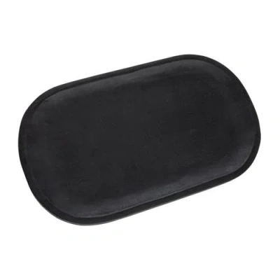 Storied Home Wide Mango Wood Serving Board In Black