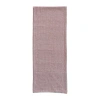 Storied Home Woven Cotton 2-sided Table Runner With Grid Pattern, Red And Cream Color In Purple