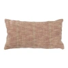 Storied Home Woven Cotton Blend Lumbar Pillow In Orange