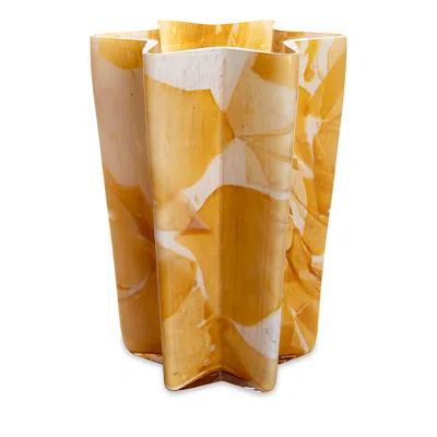 Stories Of Italy Bucket Vase In Yellow