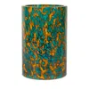 Stories Of Italy Glass Vase, Tall In Mustard