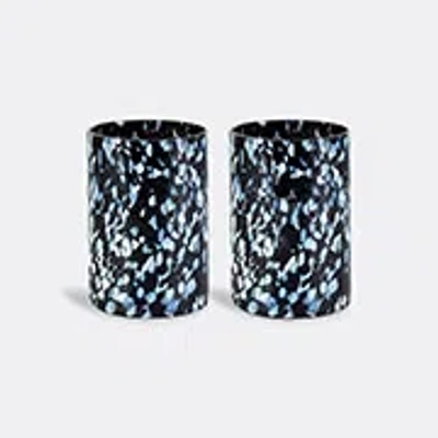 Stories Of Italy Glassware Black & White Uni