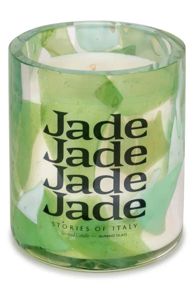 Stories Of Italy Jade Scented Candle In Green