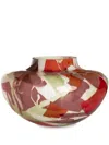 Stories Of Italy Nougat Spring Olla Murano Glasvase In Red