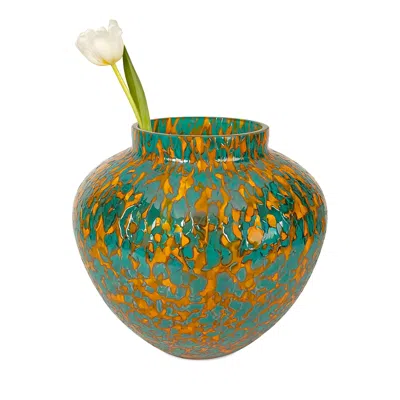 Stories Of Italy Olla Vase, Large In Mustard