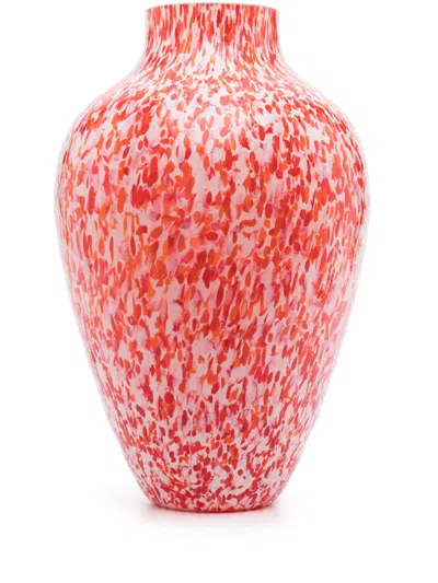Stories Of Italy Red Machia Olla Glass Vase