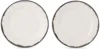 Stories Of Italy Silver Eclipse Dessert Plate Set In Platinum