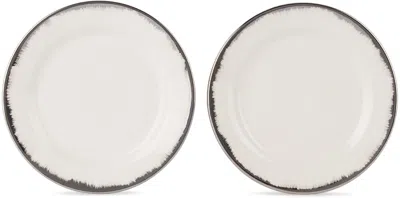 Stories Of Italy Silver Eclipse Dessert Plate Set In Platinum