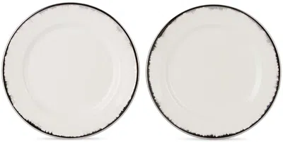 Stories Of Italy Silver Eclipse Plain Plate Set In Platinum