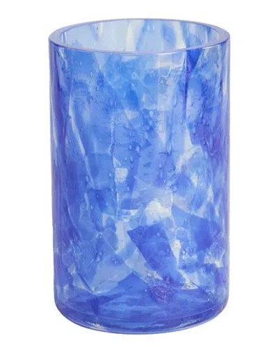 Stories Of Italy Vase Blue Size - Glass