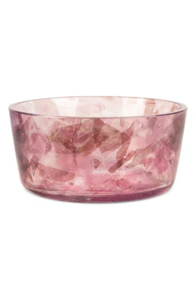 Stories Of Italy Watercolor Medium Ruby Bowl In Pink