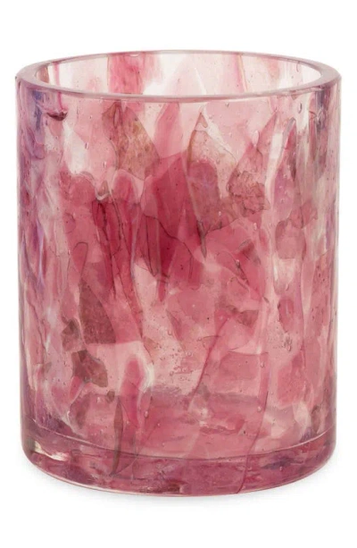 Stories Of Italy Watercolor Medium Ruby Vase In Pink