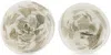 Stories Of Italy White & Grey Nougat Dessert Plate Set In Grey