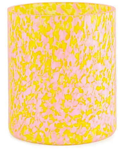 Stories Of Italy Yellow Macchia Medium Glass Vase